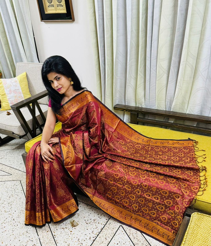 Silk Cotton Saree For Women (2)