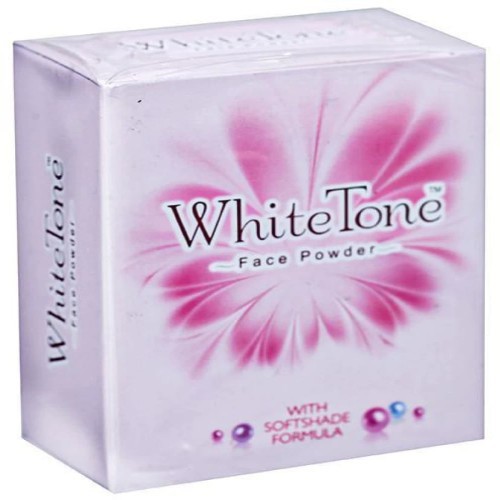 White Tone Face Powder With Soft Shade Formula