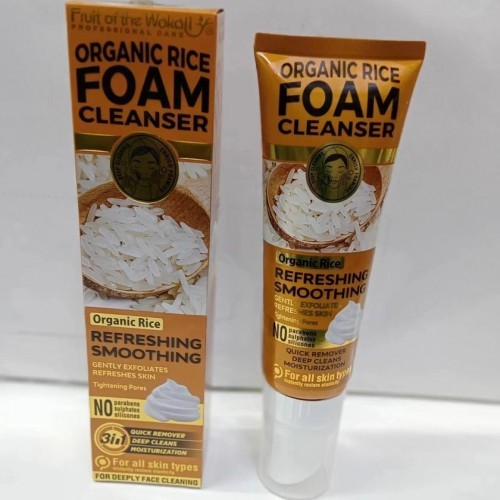 Fruit of the wokali Organic Rice Foam Cleanser 120ml