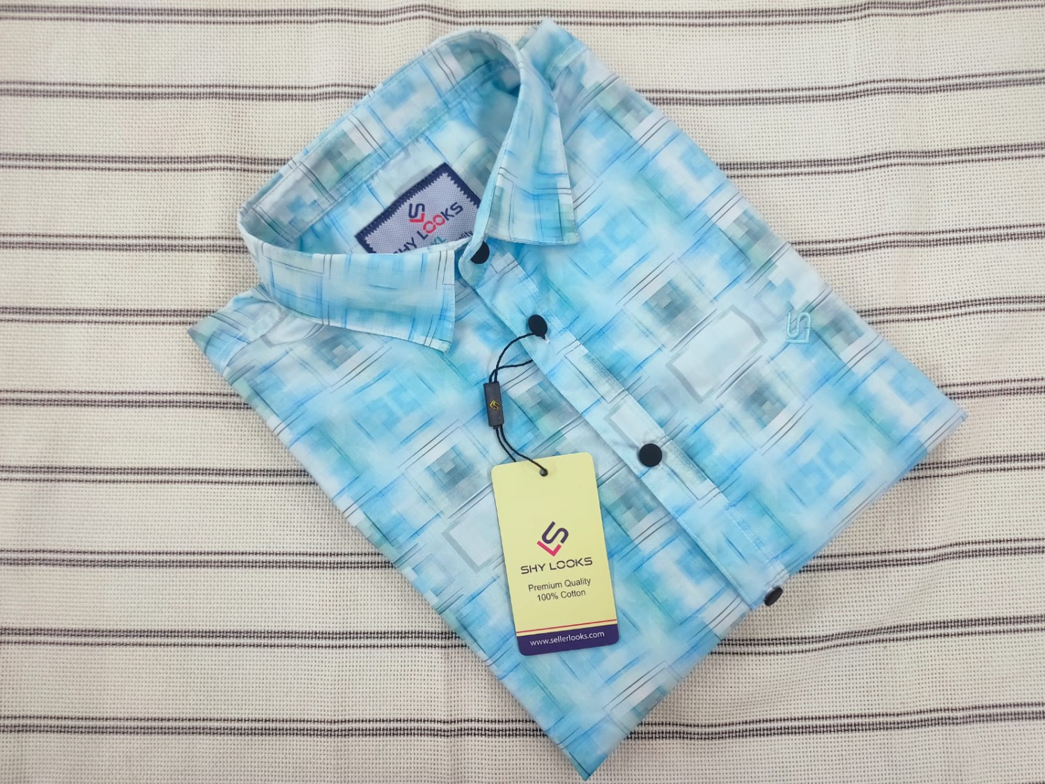 Luxury China Magnet Cotton full Sleeve Print Shirt (17)