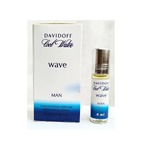 Cool Water Wave Concentrated Perfume Oil Long Lasting Non-alcoholic Fragrance - 6ml
