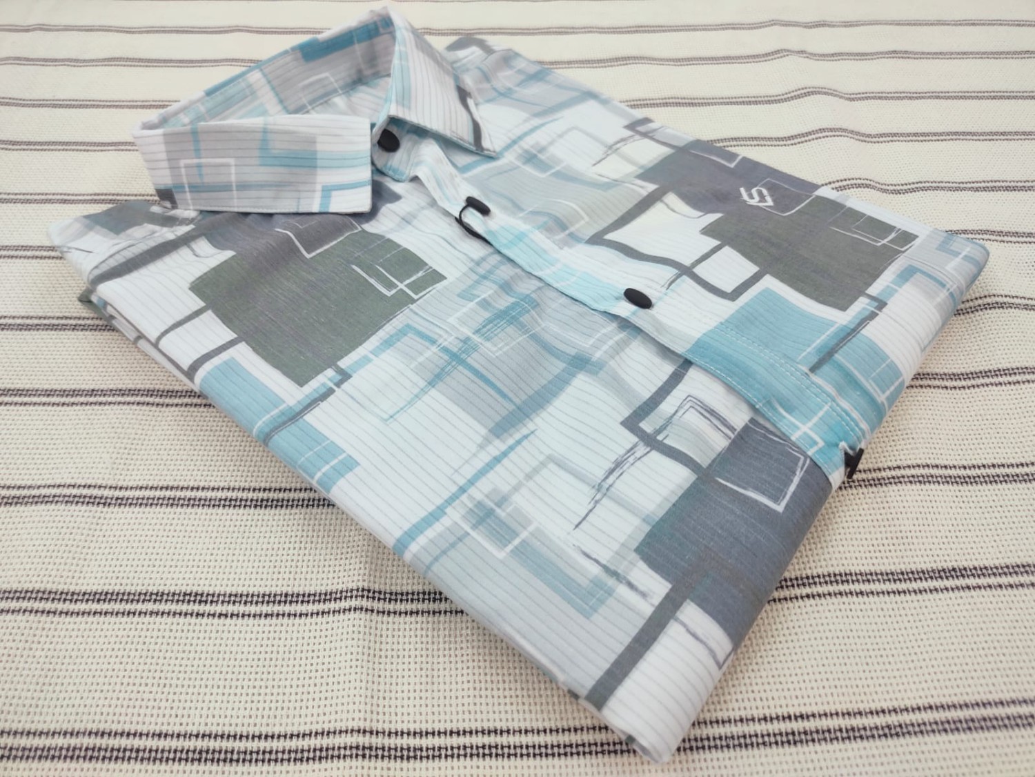 Luxury China Magnet Cotton full Sleeve Print Shirt (2)