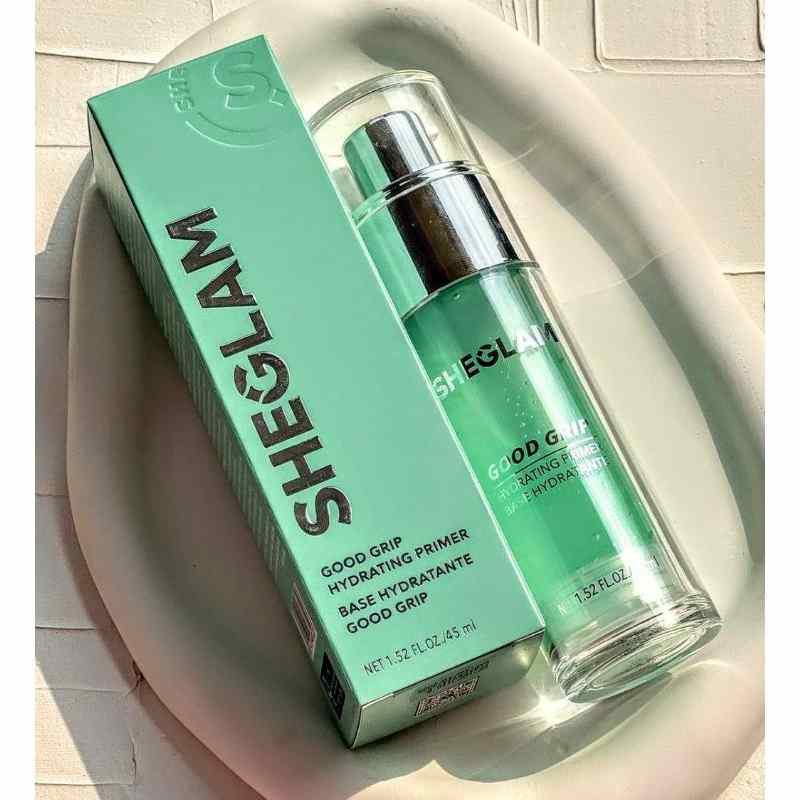 SHEGLAM Good Grip Hydrating Primer Oil 45ml Control Moisturizing Primer Gel Smooth Fine Lines Oil And Silicone-Free Face Primer