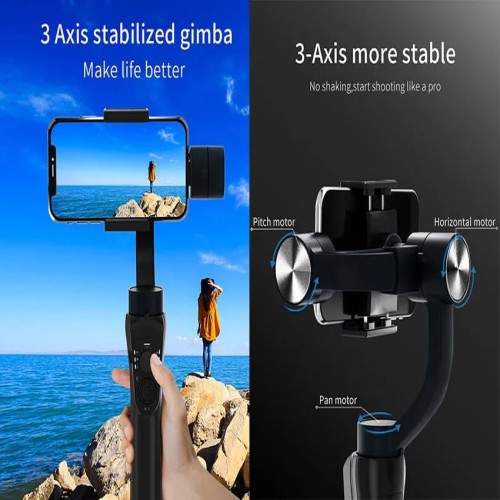 S5B 3-Axis Handheld Stabilized Gimbal Selfie Stick - Unleash Your Photography Skills with Smooth and Professional Shots