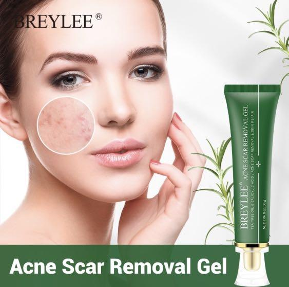 Breylee Acne & Scar Removal Gel 30g With Tea Tree Oil Salicylic Acid