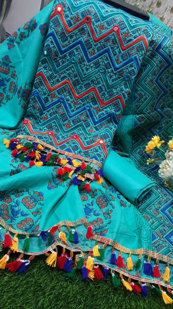 3 piece design for girl simple party wear