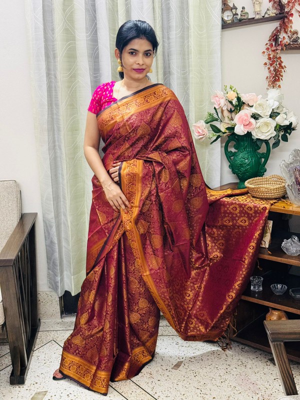 Silk Cotton Saree For Women (1)