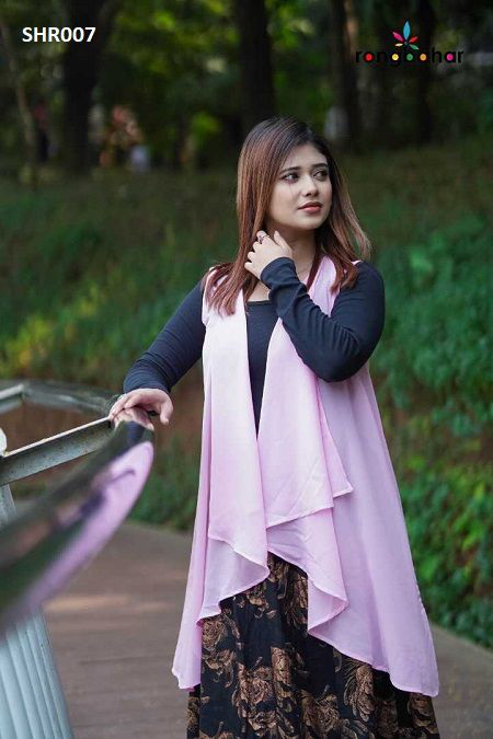 Semi Long Shrug for Women (2)