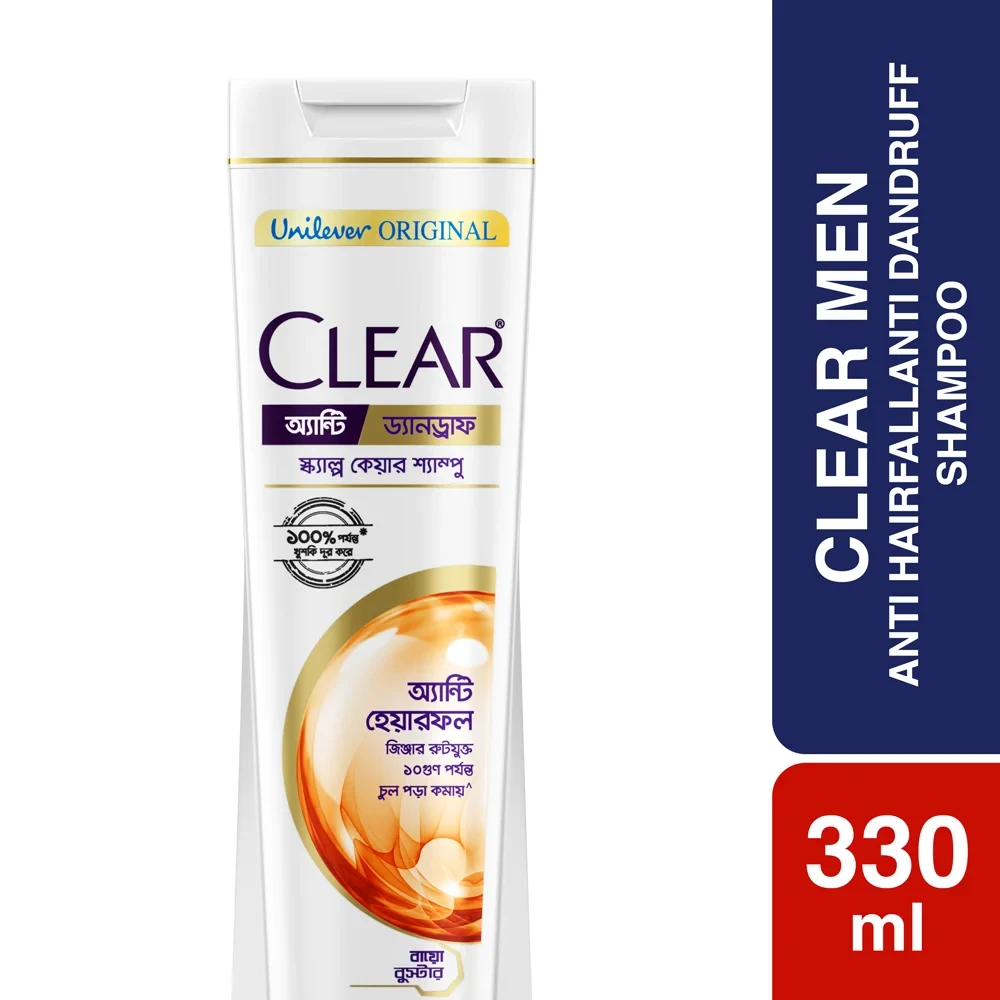 Clear Shampoo Anti Hairfall Anti Dandruff Scalp Care Shampoo 330ml | Bangladesh