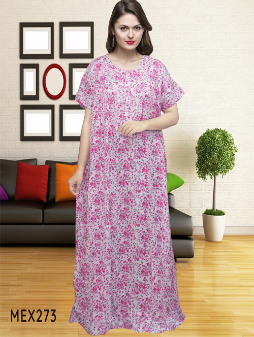 Cotton Print Maxi For Ladies