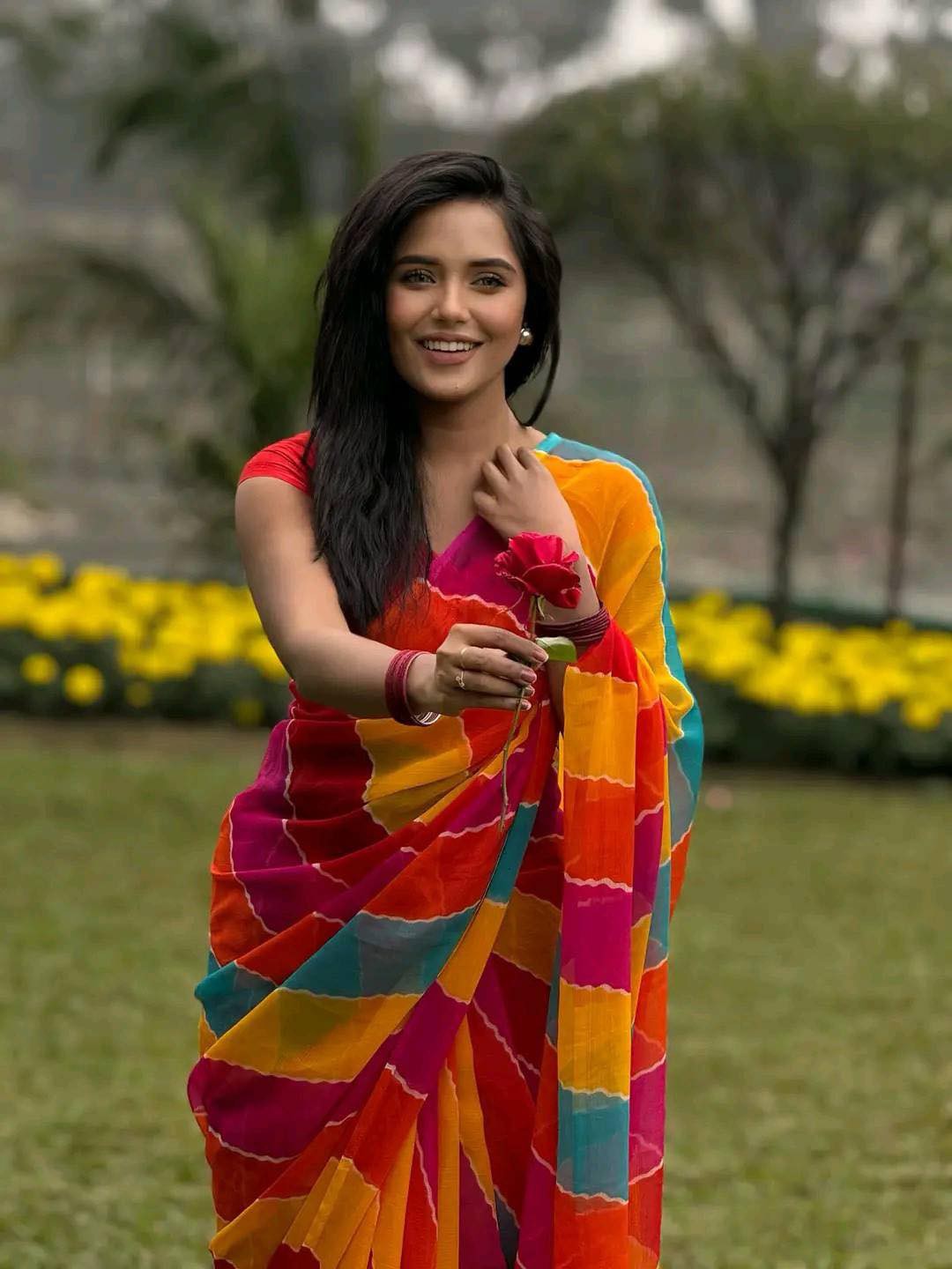 Jorget embroidery sharee For Women