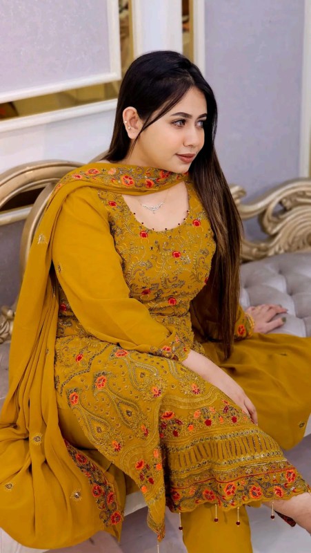 Jorjet embroidery four piece