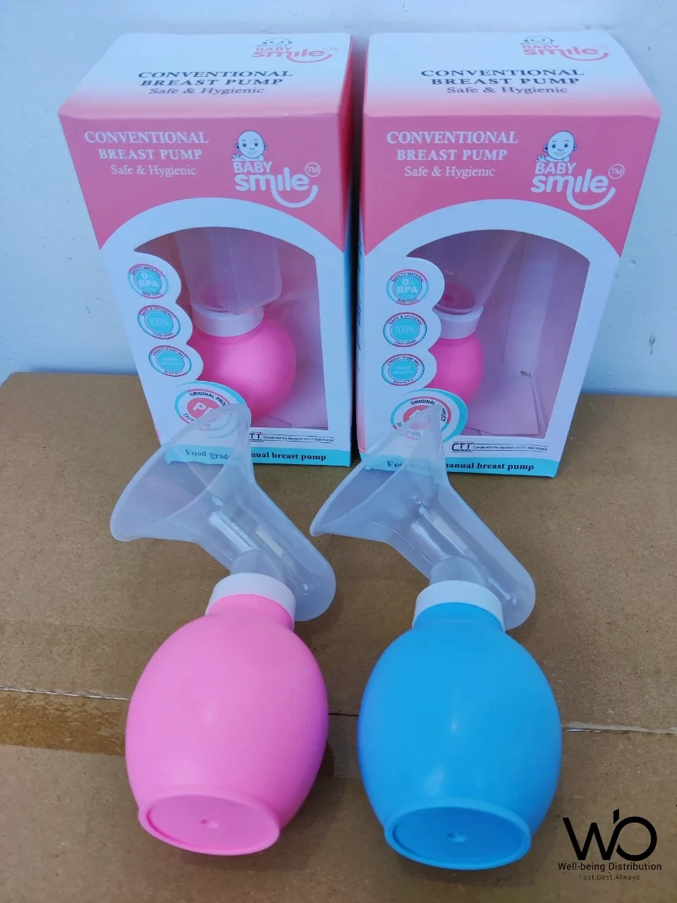 Baby Smile Manual Breastfeeding Pump 1pcs Pack – Multicolor