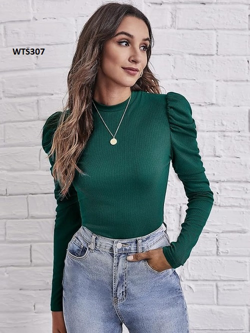 Full Sleeve Round Neck Long Sleeve Top For Women (2)