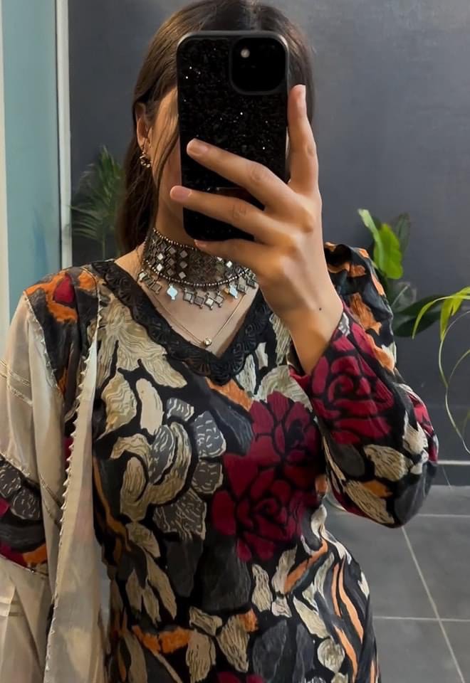 Skin Print Three Piece