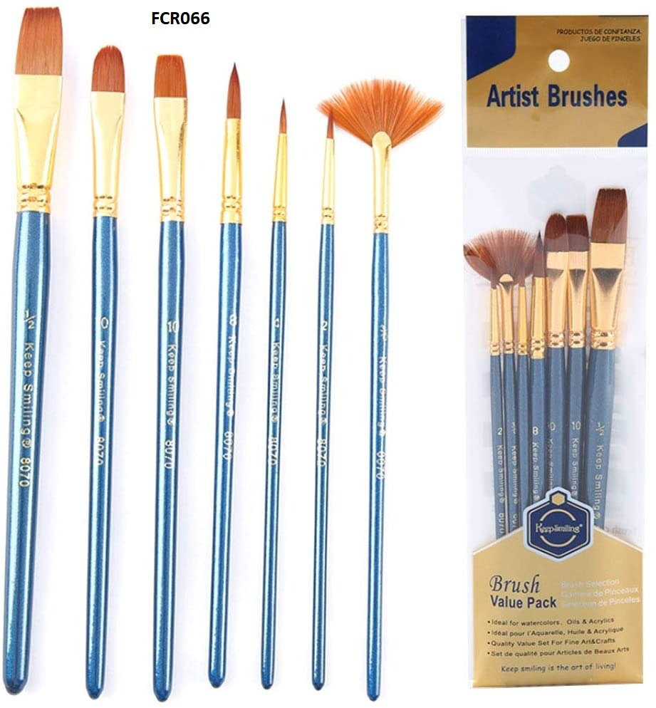 Keep Smiling 8070 Artist Brush Set 7 Pieces