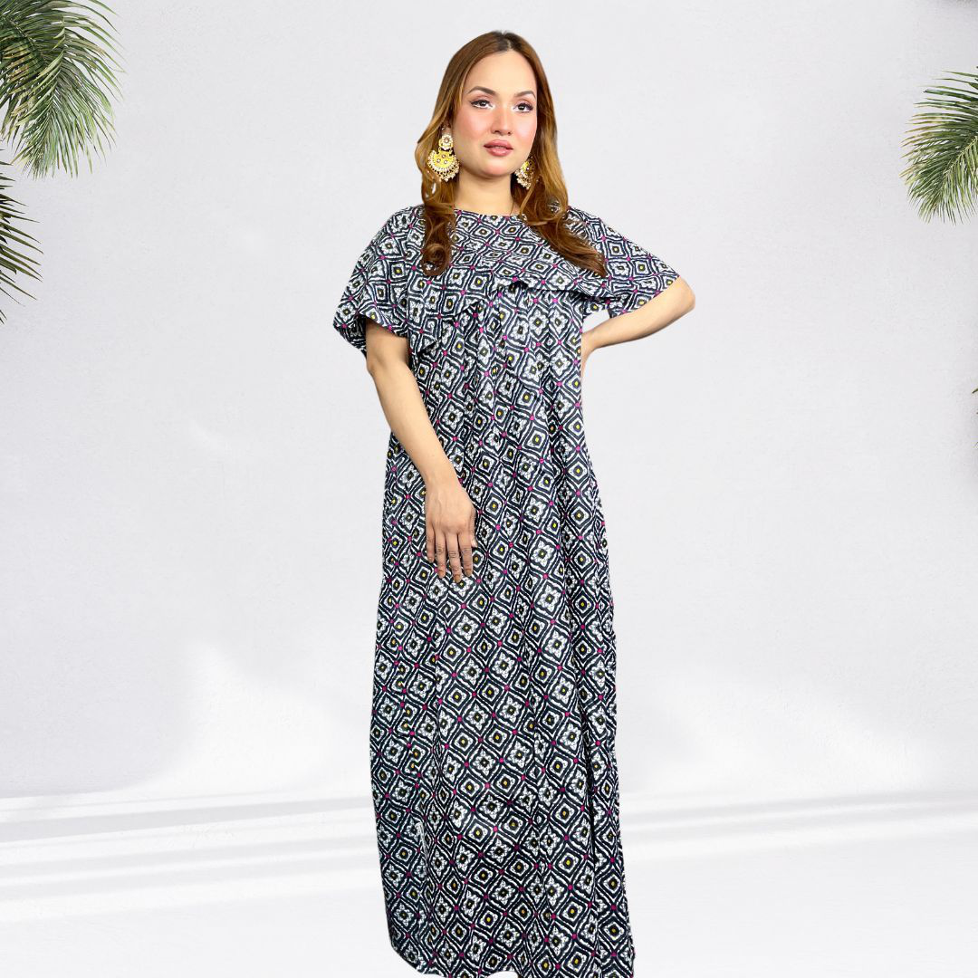 Zipper Free Nursing / Maternity Maxi Ladies