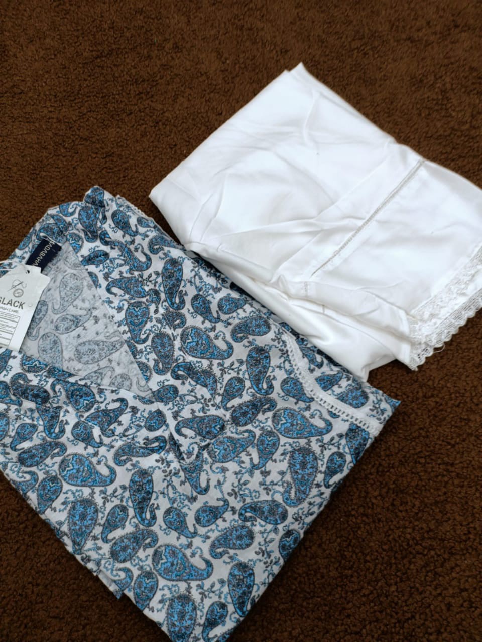 Two Piece Garments Fabrics Short Kameez