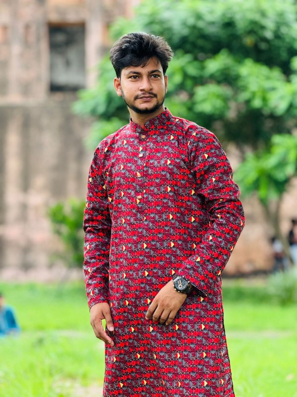 Cotton Print Panjabi (4)