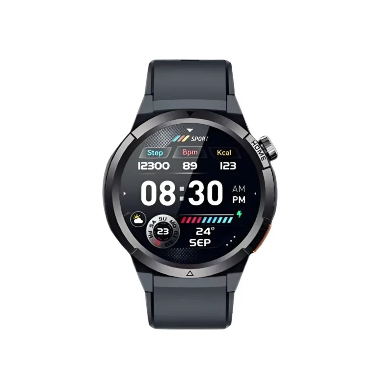 Qcy Active GX Amoled Display Bluetooth Calling Smartwatch – Black