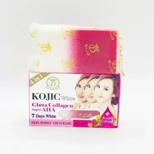 D-Ne Nano Kojic White Gluta Collagen Super AHA Soap 160gm