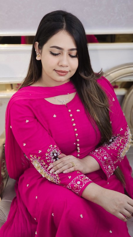 Embroidery Three Piece for women