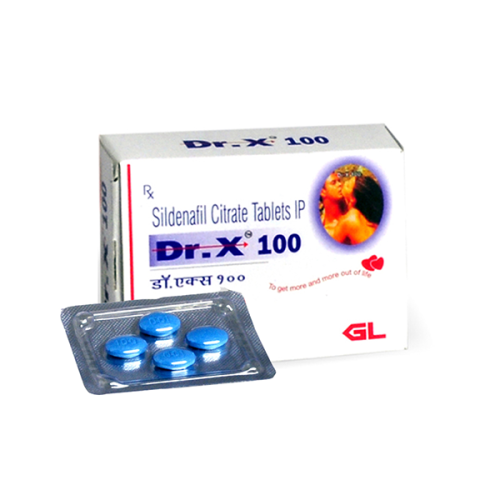 Dr X 100mg Strip Of 4 Tablets Sildenafil  price in Bangladesh