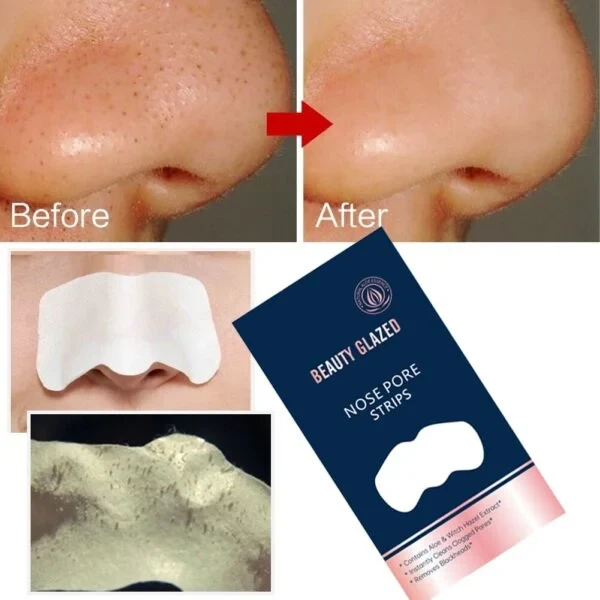Beauty Glazed Nose Pore Strips Blackhead Remover 3gm – 5pcs
