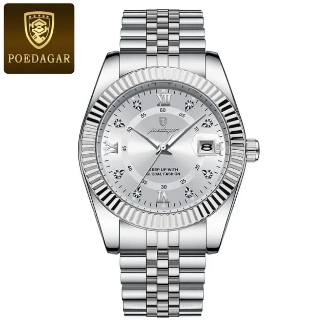 100% Original Waterproof Poedagar 910 Model Fashion Watch for Men. -(1)