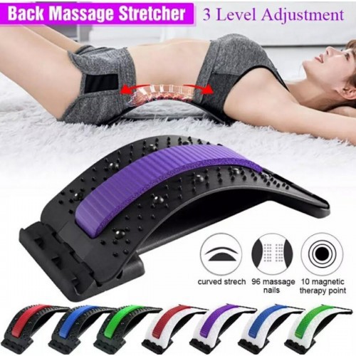 Magic Back Support Stretcher Spine Posture Corrector Massager Lumbar Pain Relief Best Price In Bangladesh