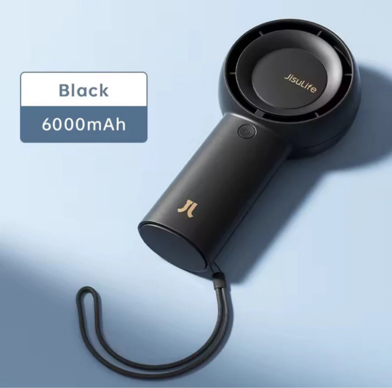 JisuLife FA43 6000mAH Handheld Turbo Fan – Black