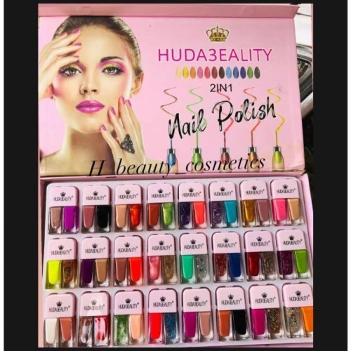 HUDA 3 EALITY 2 in 1 NAIL POLISHE