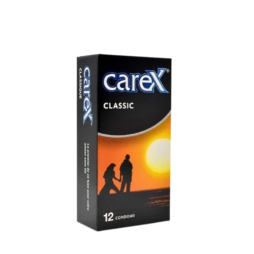 Carex Classic Condom for Men | Single 12pcs Pack | China