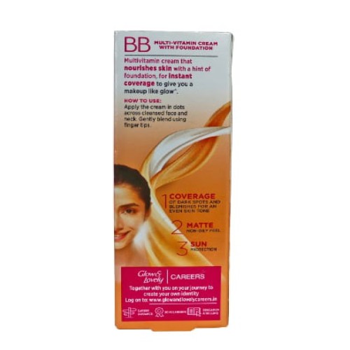 Glow & Lovely BB Multivitamin Cream With Foundation 18g