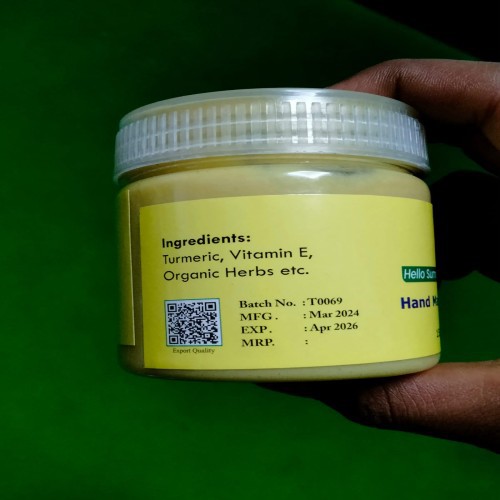 Hand Made Turmeric only night face solution
