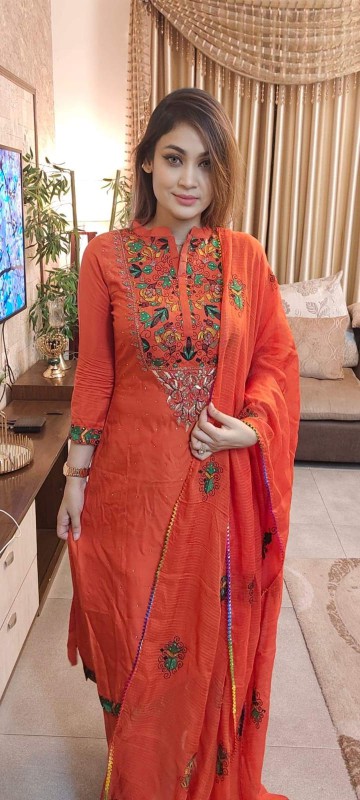 Red Screen Print Three Piece