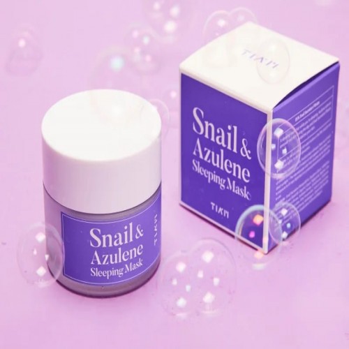 snail sleeping face mask