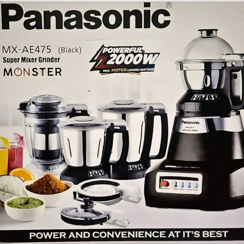 2000 Watt Mixer Grinder Price Panasonic MX-AE475 Mixer Grinder best price in bd