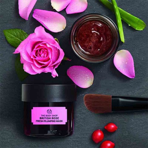 The Body Shop British Rose Fresh Plumping Face Mask - 75ml