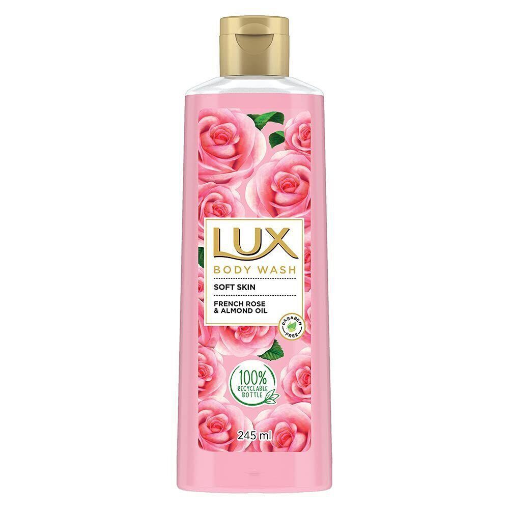 Lux Body Wash Soft Rose 245ml French Rose & Almond Liquid Body wash | Bangladesh
