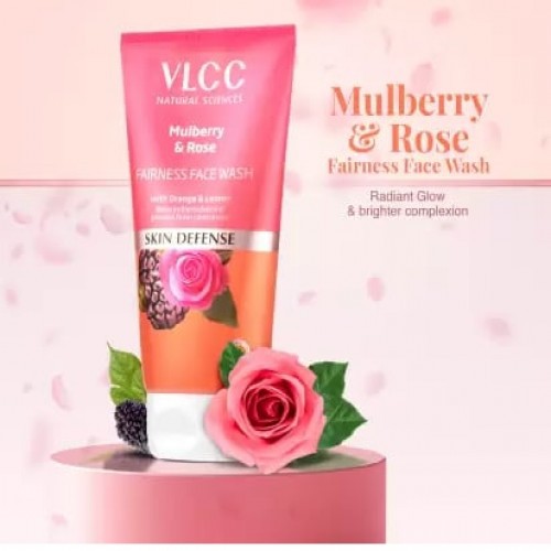VLCC Natural Sciences Mulberry & Rose Fairness Face Wash 300ml