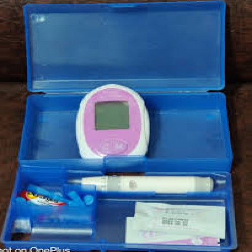 Medi Check blood glucose meter with 10 pcs trip