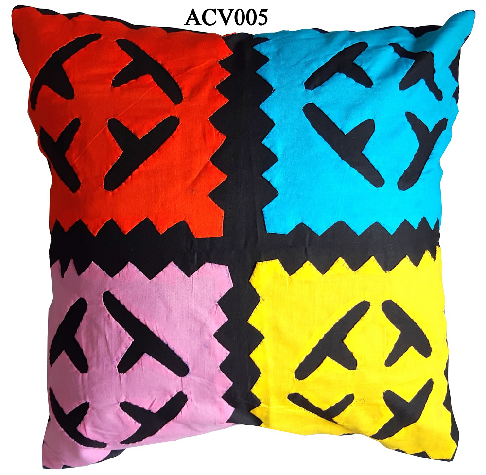 Cutwork Applique Cushion Cover (2)