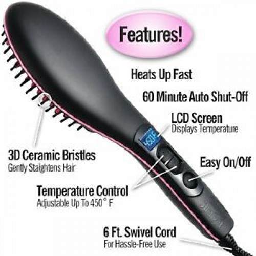 Simply Hair Straightener Brush