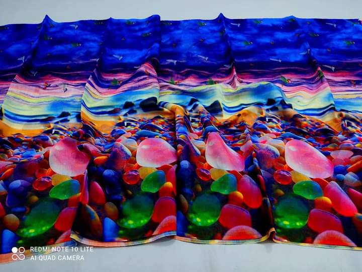 Digital comfortable  Chanduri silk saree