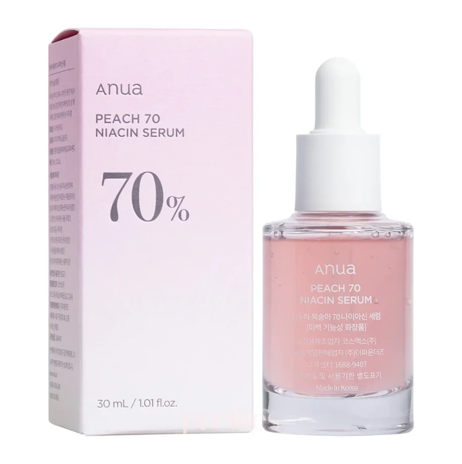 Anua Peach 70 Niacinamide Serum 30ml / brightening hydrating face serum/daily clean beauty | Korea