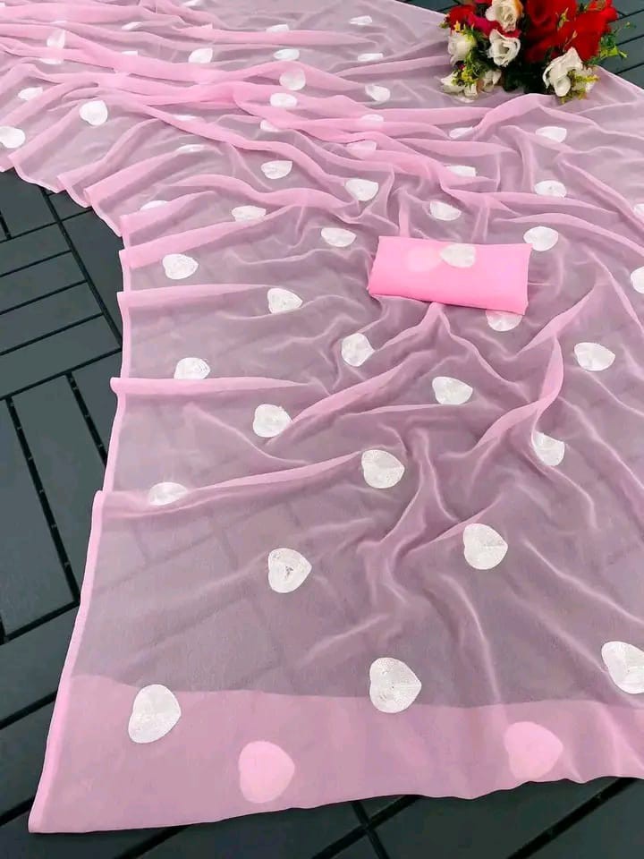 Pure georgette designer jorget sharee