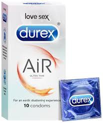 Durex Air Ultra Thin Condoms for Men | 10pcs Pack | India
