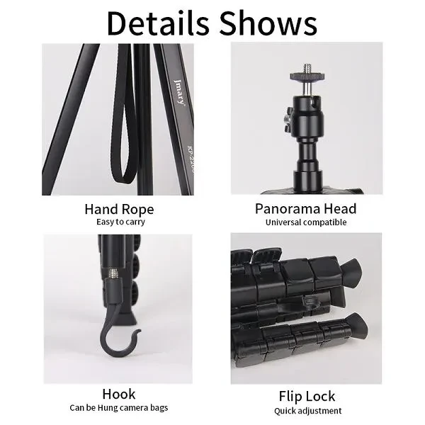 Jmary Tripod KP-2208 Professional Tripod With Mobile Holder