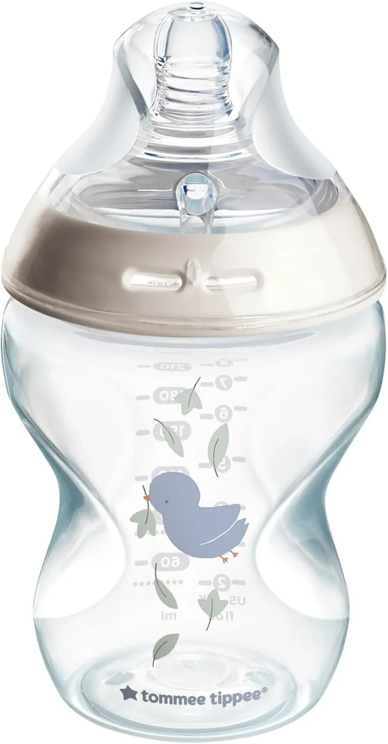 Baby Feeder 0m+ Slow Flow 150ml PP Cartoon Print Bottle Tommee Tippee Natural Start Baby Feeder